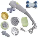 Фото 3 — Ручной вибрационный массажер универсальный для всего тела Maxtop Magic Massager 8 в 1 Вибромассажер с инфракрасным излучением и