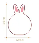 Photo 4 — Детский светильник – ночник Зайчик LED Rabbit Soft Touch силиконовый со встроенным аккумулятором ∙ 7 режимов свечения