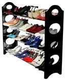 Photo 1 — Полка для обуви органайзер Amazing Stackable Shoe Rack ∙ Стойка - этажерка обувная в прихожую на 4 полки