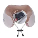 Фото 5 — Массажная подушка для шеи с памятью U-Shaped Upgrade Vibration Pillow от батареек