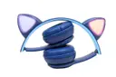 Фото 5 — Дитячі бездротові Bluetooth навушники Cat Y47 з мікрофоном та котячими вушками, що світяться