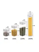 Photo 4 — Набор контейнеров для хранения еды, сыпучих и круп FOOD Storage Container Set • 7 емкостей с герметичными крышками