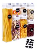 Photo 2 — Набор контейнеров для хранения еды, сыпучих и круп FOOD Storage Container Set • 7 емкостей с герметичными крышками