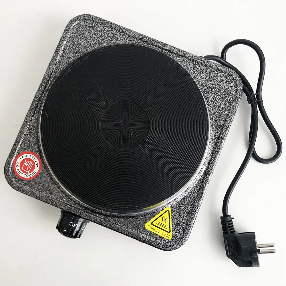 Плита електрична дискова Domotec MS-5811, настільна, 1 конфорка, 1500W