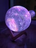 Фото 2 — Настольный сенсорный светильник – ночник Луна Magic 3D RGB Moon Light с пультом