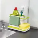 Фото 4 — Кухонний органайзер на раковину kitchen Shelf Sink tidy, Зелений