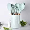 Фото 3 — Набір кухонного приладдя Kitchen Set, 12 предметів ∙ Силіконові аксесуари для кухні з підставкою