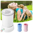 Фото 4 — Автоматическая лапомойка для собак PET FOOT WASH · Портативный электрический стакан для мытья лап животных ·USB зарядка