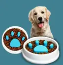 Фото 2 — Кормушка для медленной подачи еды Paw Perfect для кошек и собак · Миска Slow Feeder Bowl для домашних питомцев