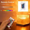 Фото 2 — Настільний світильник RGB з проекцією хвилі · Світлодіодний USB нічник Ефект Води з пультом ДУ