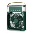 Фото 3 — Настольный вентилятор с функцией увлажнителя Air Cooler Fan · Мини вентилятор - кондиционер с отделением для льда
