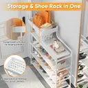 Фото 4 — Стелаж підлоговий для взуття CLOTHES RACK ∙ Полиця - органайзер в передпокій для зберігання взуття