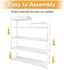 Фото 5 — Стелаж підлоговий для взуття CLOTHES RACK ∙ Полиця - органайзер в передпокій для зберігання взуття