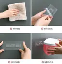 Фото 6 — Пластиковий водонепроникний бокс - тримач туалетного паперу та серветок Tissue Box з поличкою для ванної кімнати