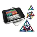 Фото 1 — Магнитный конструктор Magnastix Neo MIX COLOR Buckyballs & Buckybars Neocube Неокуб головоломка - антистресс, 64 детали