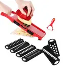 Photo 5 — Овощерезка - мультислайсер Mandoline Slicer 6 in 1 · Терка – шинковка для овощей и фруктов c контейнером