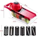 Photo 3 — Овощерезка - мультислайсер Mandoline Slicer 6 in 1 · Терка – шинковка для овощей и фруктов c контейнером
