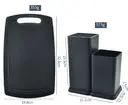 Фото 6 — Кухонний набір ножів та аксесуарів Kitchenware Set, 20 предметів ∙ Інструменти для кухні з підставкою та обробною дошкою