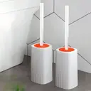Фото 3 — Туалетный ершик Toilet brush с изогнутой щеткой для труднодоступных мест · Чистящая щетка для унитаза