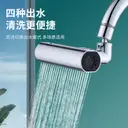 Фото 6 — Водозберігальна насадка SHOWER HEAD на кухонний кран з широкою лійкою – розпилювачем та обертанням 360° · 4 режими струменя