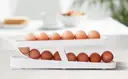 Фото 6 — Контейнер для яиц Egg Pan · Двухуровневый органайзер – подставка для хранения яиц в холодильнике
