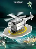 Фото 4 — Автомобильный ароматизатор Вертолёт на солнечной батарее Drone Car Fragrance с вращением 360°