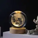 Фото 5 — Декоративный 3D ночник Хрустальный Шар 8 см · Настольная лампа - светильник с 3D эффектом Галлактика