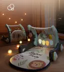 Фото 6 — Ходунки з килимком для малюків Baby Steps з музичним центром, бізабордом, піаніно та Bluetooth підключенням + пульт ДК