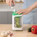 Фото 2 — Ручная овощерезка с контейнером Genius Nicer Dicer Кухонный слайсер - терка с насадками 7 в 1