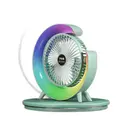Photo 5 — Вентилятор настольный аккумуляторный с RGB подсветкой, вращением 180° и USB зарядкой