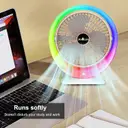 Photo 2 — Настольный вентилятор с подсветкой Mini fan VU-04 • Мини-вентилятор с батареей 1200 мАч LED подсветкой и 3 режимами обдува