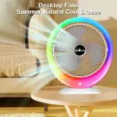 Photo 5 — Настольный вентилятор с подсветкой Mini fan VU-04 • Мини-вентилятор с батареей 1200 мАч LED подсветкой и 3 режимами обдува