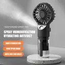 Фото 5 — Ручной мини-вентилятор с функцией распыления воды 2 в 1 Small Fan EHF-12 • Портативный увлажняющий USB-вентилятор