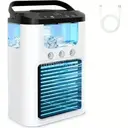 Фото 3 — Портативний міні кондиціонер з USB Ice Cooler XL-1346 • Настільний вентилятор-зволожувач з резервуаром 560 мл і LED-підсвіткою