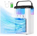 Фото 5 — Портативний міні кондиціонер з USB Ice Cooler XL-1346 • Настільний вентилятор-зволожувач з резервуаром 560 мл і LED-підсвіткою