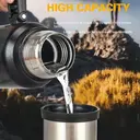 Фото 4 — Кружка-термос Vacuum flask 970, 1400 мл · Термос nуристический с чашкой из нержавеющей стали