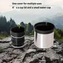 Фото 3 — Кружка-термос Vacuum flask 970, 1400 мл · Термос nуристический с чашкой из нержавеющей стали