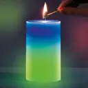 Фото 2 — Воскова свічка зі справжнім полум'ям та RGB підсвіткою Candled Mood Madic