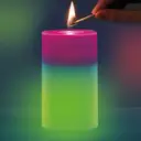 Фото 3 — Воскова свічка зі справжнім полум'ям та RGB підсвіткою Candled Mood Madic