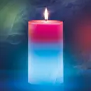 Фото 1 — Воскова свічка зі справжнім полум'ям та RGB підсвіткою Candled Mood Madic