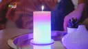 Фото 5 — Воскова свічка зі справжнім полум'ям та RGB підсвіткою Candled Mood Madic