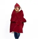 Photo 3 — Плед-Толстовка с капюшоном и рукавами Huggle Hoodie Blanket 3-в-1 Унисекс • Тёплое худи + Согревающий плед + Домашний халат
