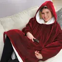 Photo 5 — Плед-Толстовка с капюшоном и рукавами Huggle Hoodie Blanket 3-в-1 Унисекс • Тёплое худи + Согревающий плед + Домашний халат
