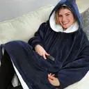 Photo 6 — Плед-Толстовка с капюшоном и рукавами Huggle Hoodie Blanket 3-в-1 Унисекс • Тёплое худи + Согревающий плед + Домашний халат