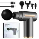 Фото 1 — Перкусійний масажер для шиї голови та ніг Massage Gun XL-1011 • Електричний масажний пістолет