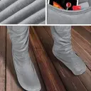 Фото 6 — Плед-халат довгий з кишенями з м'якого поліестеру Owersize • Худі довгий (плед-кофта)