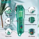 Фото 6 — Професійна машинка для стрижки V-660 Professional Clipper Transparent Green • Акумуляторна машинка для волосся VGR V-660