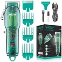 Фото 1 — Професійна машинка для стрижки V-660 Professional Clipper Transparent Green • Акумуляторна машинка для волосся VGR V-660