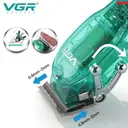Фото 5 — Професійна машинка для стрижки V-660 Professional Clipper Transparent Green • Акумуляторна машинка для волосся VGR V-660