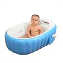 Фото 1 — Надувная детская ванночка Intime Baby Bath Tub • Портативная складная надувная ванна для новорождённых и детей до 4 лет